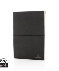 A5 recycled leather notebook