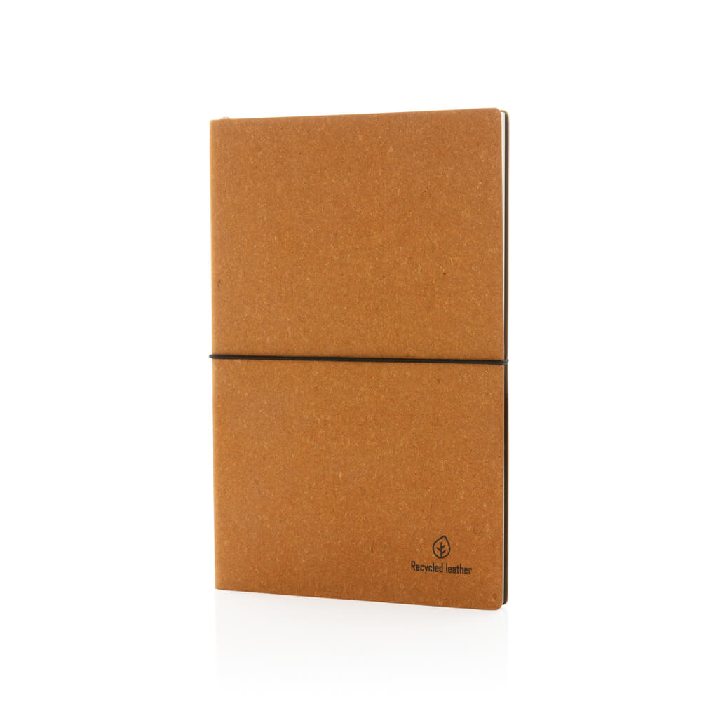 A5 recycled leather notebook - Image 11
