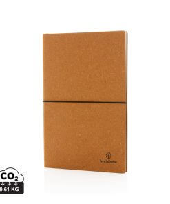 A5 recycled leather notebook