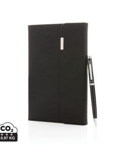 Swiss Peak deluxe A5 notebook and pen set