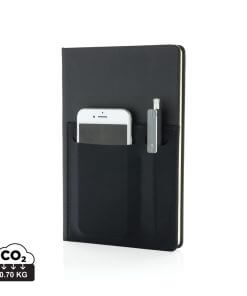 A5 Deluxe notebook with smart pockets