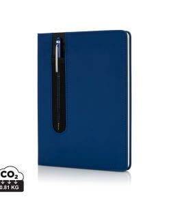 Standard hardcover PU A5 notebook with stylus pen