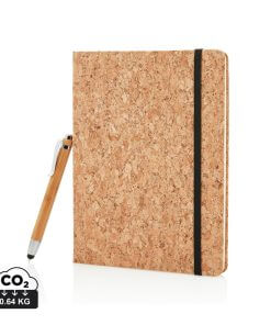 A5 notebook with bamboo pen including stylus