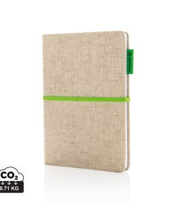 A5 jute notebook