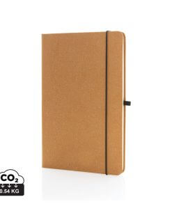 Recycled leather hardcover notebook A5