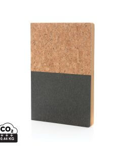 A5 cork & kraft notebook