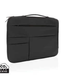 Smooth PU 15.6" laptop sleeve with handle