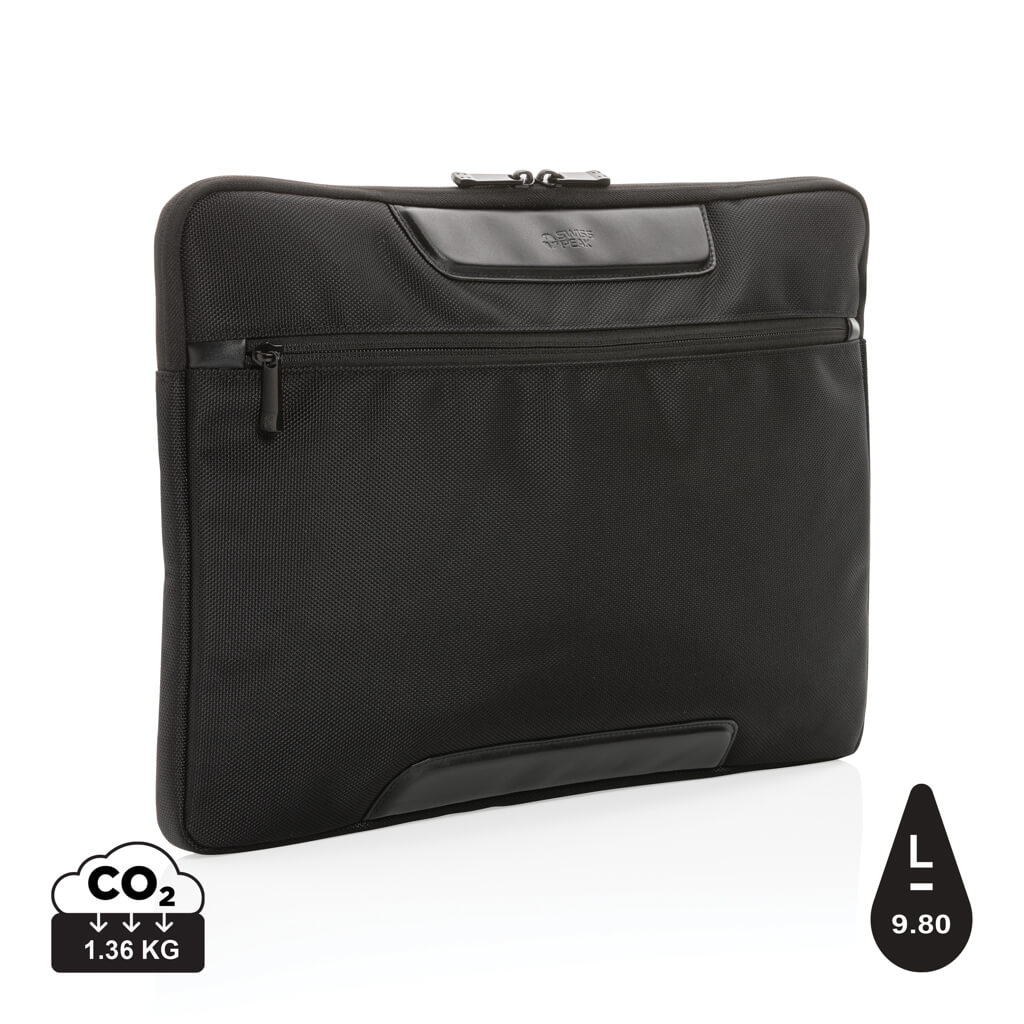 Swiss Peak AWARE™ RPET Voyager 15.6" laptop sleeve