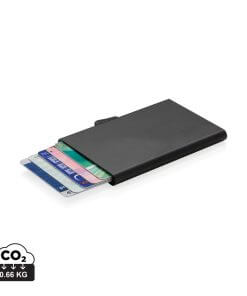 C-Secure aluminium RFID card holder