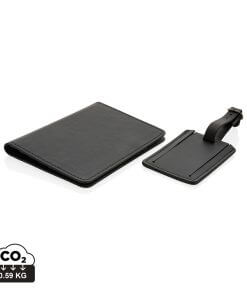 Swiss Peak GRS recycled PU travel gift set