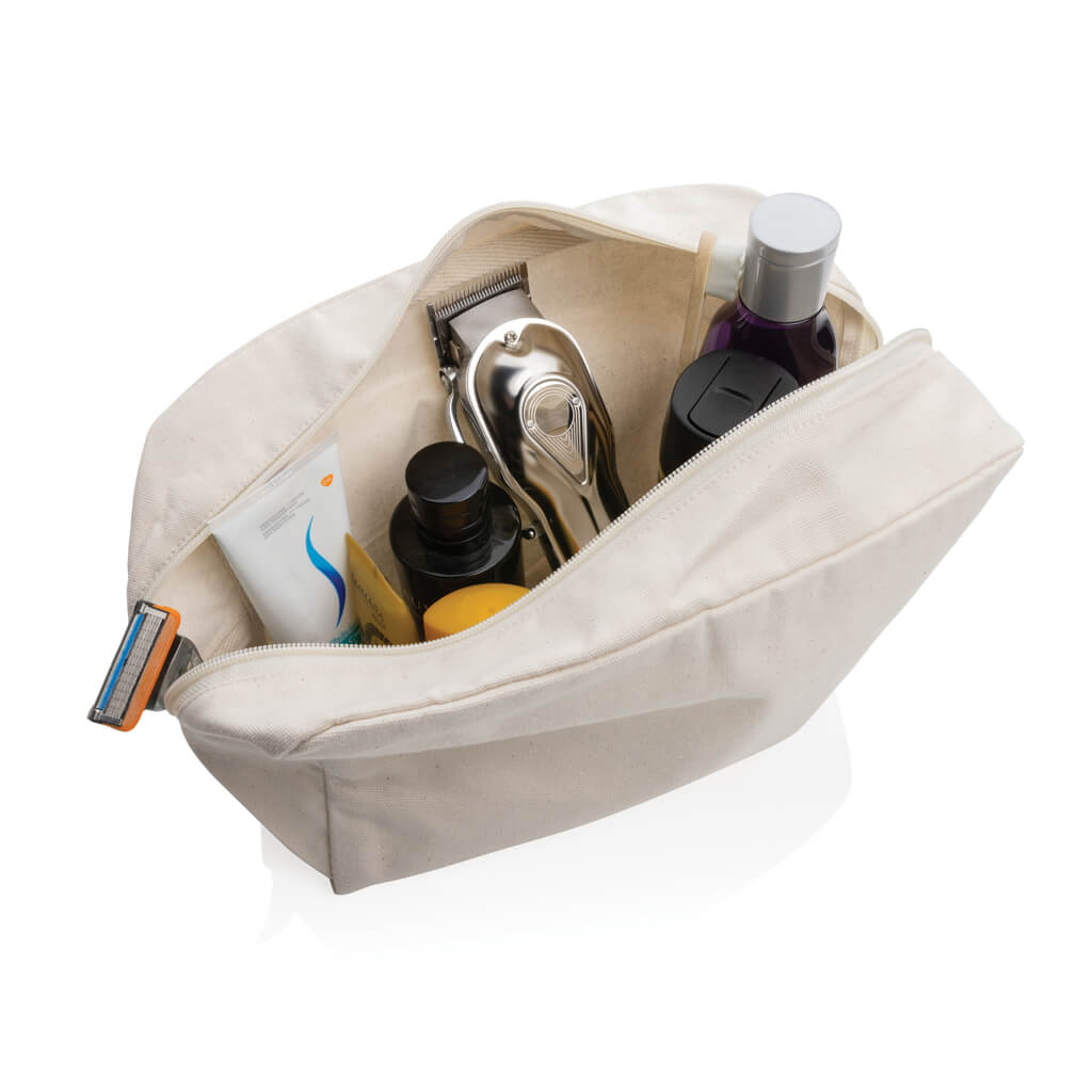 Impact Aware™ 285 gsm rcanvas toiletry bag undyed - Image 3
