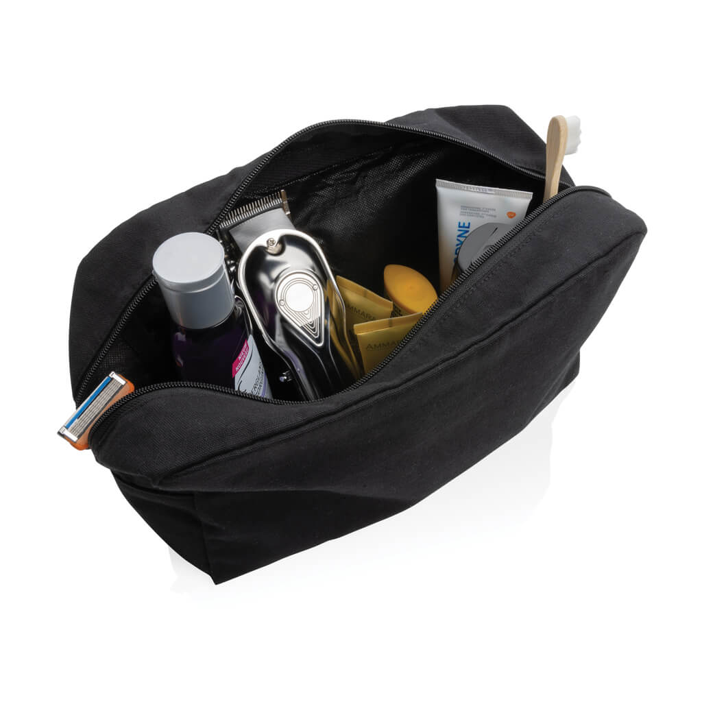 Impact Aware™ 285 gsm rcanvas toiletry bag undyed - Image 11