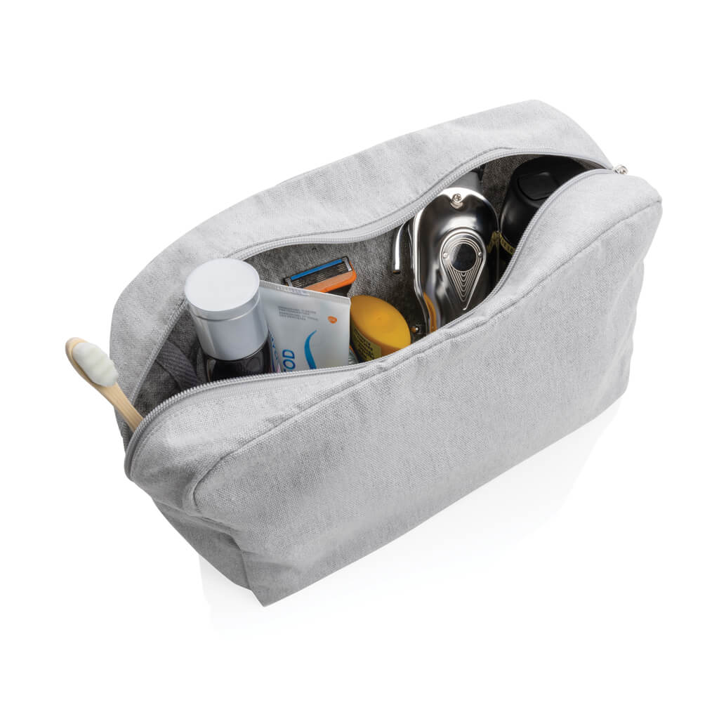 Impact Aware™ 285 gsm rcanvas toiletry bag undyed - Image 19