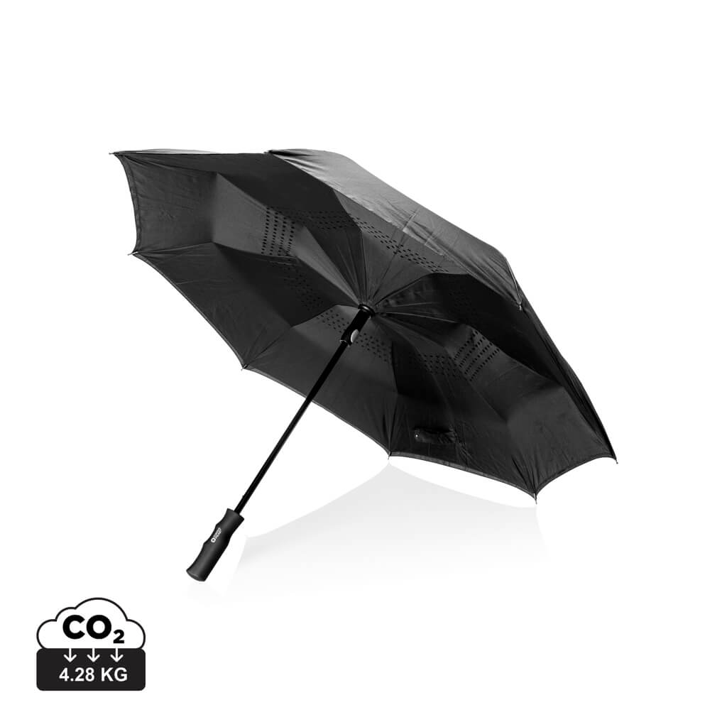 Swiss Peak 23" auto open reversible umbrella