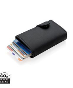 Standard aluminium RFID cardholder with PU wallet