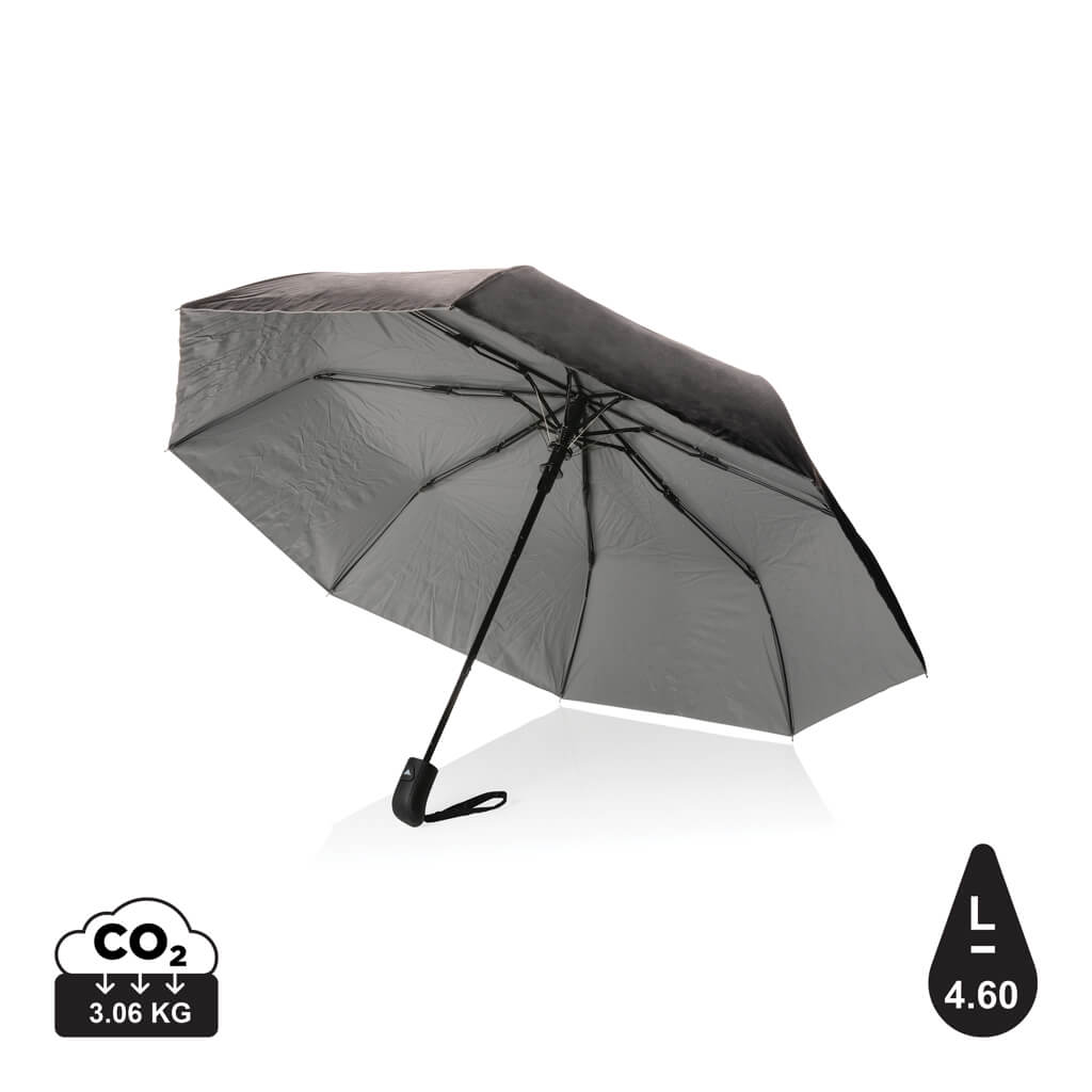 21" Impact AWARE™ RPET 190T Pongee dual colour mini umbrella