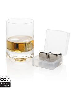 Re-usable stainless steel ice cubes 4pc