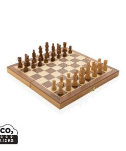 Luxury wooden foldable chess set