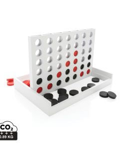 Connect four wooden game