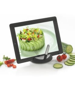 Chef tablet stand with touchpen