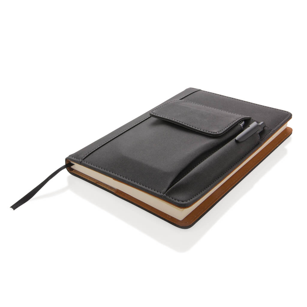 Notebook with phone pocket - Image 3