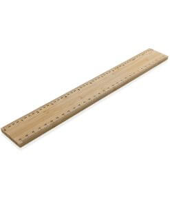 Timberson extra thick 30cm double sided bamboo ruler