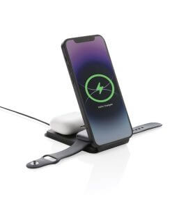 Swiss Peak RCS rPU 15W  3-in-1 magnetic wireless charger