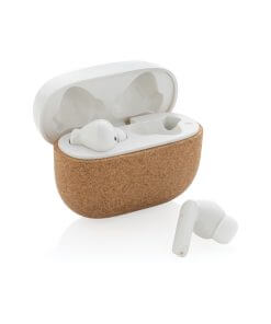 Oregon RCS recycled plastic and cork TWS earbuds