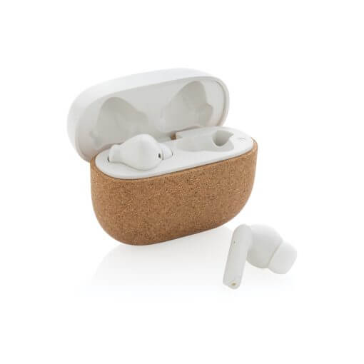 Oregon RCS recycled plastic and cork TWS earbuds