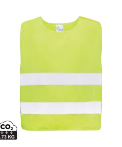 GRS recycled PET high-visibility safety vest 7-12 years