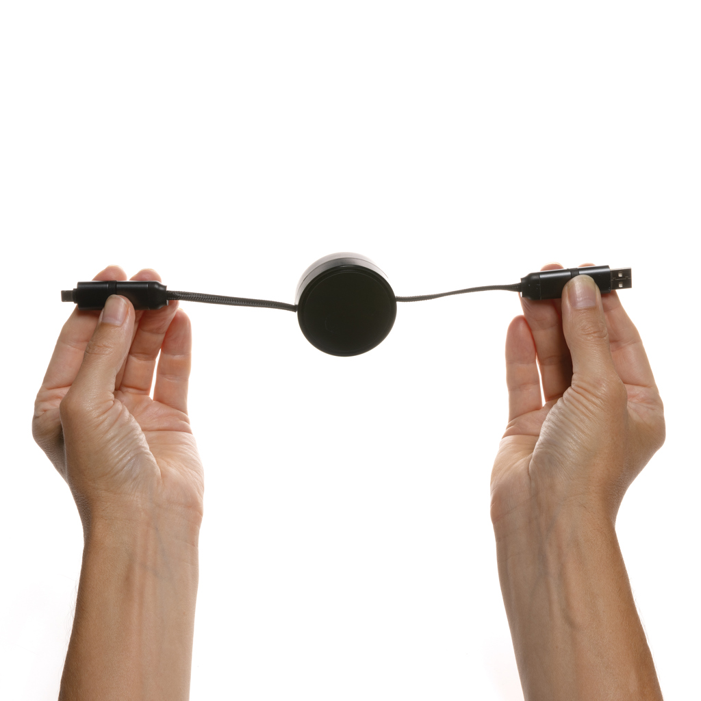 Terra RCS recycled aluminium retractable 6 in 1 cable - Image 6