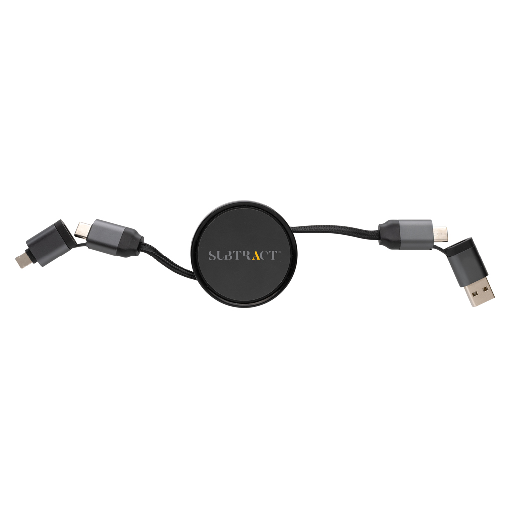 Terra RCS recycled aluminium retractable 6 in 1 cable - Image 8