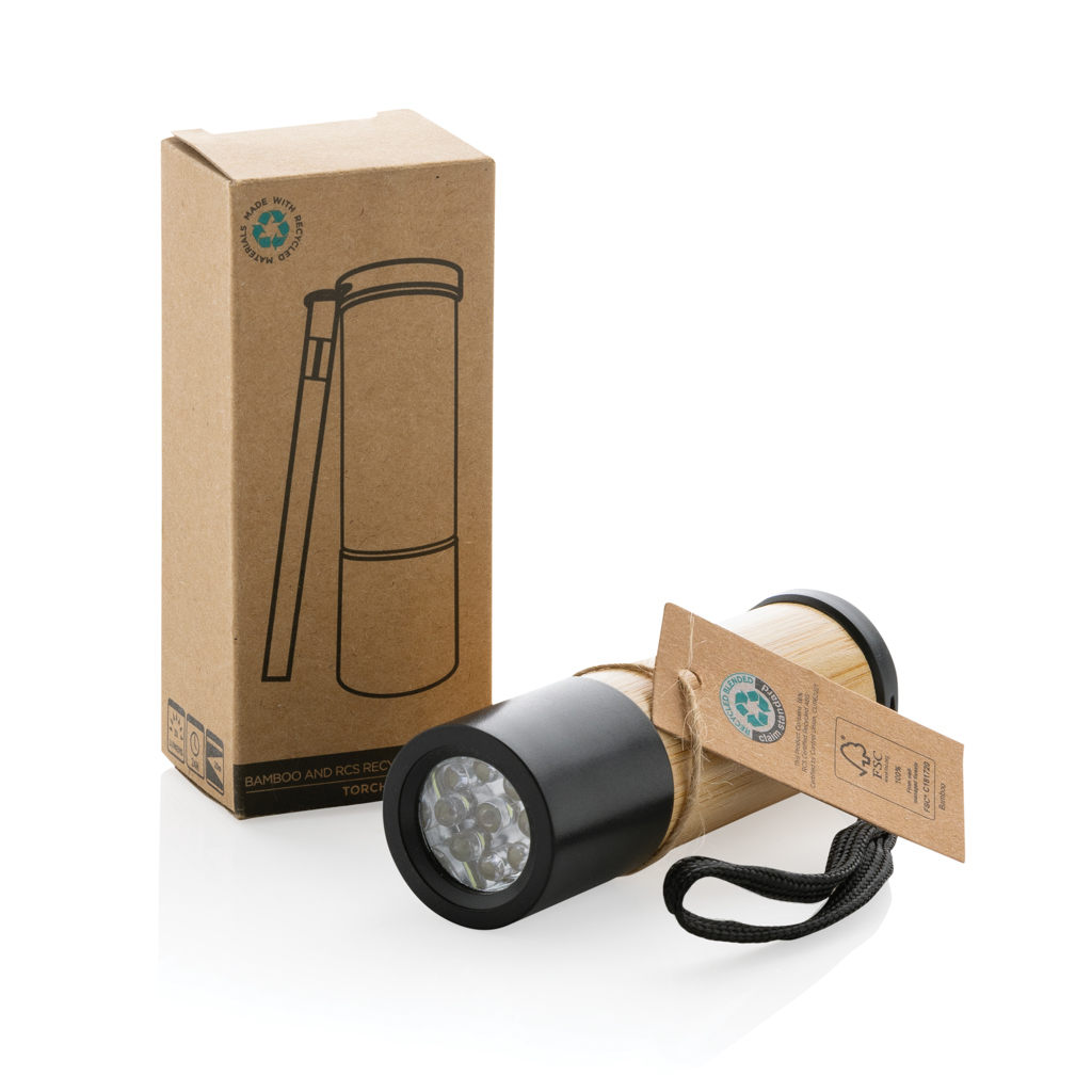 Bamboo and RCS certfied recycled plastic torch - Image 8
