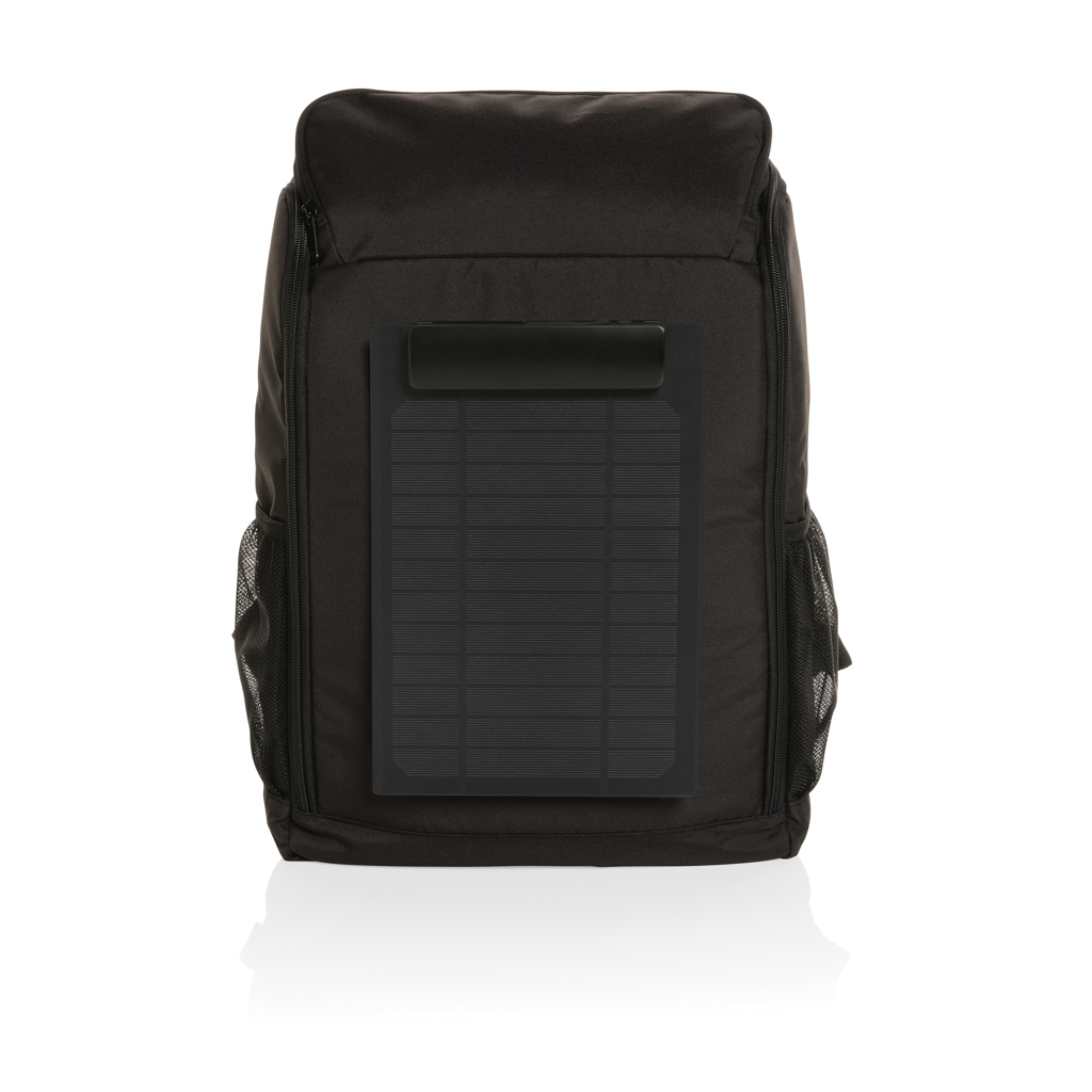 Pedro AWARE™ RPET deluxe backpack with 5W solar panel - Image 4