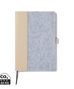 VINGA Albon GRS recycled felt notebook