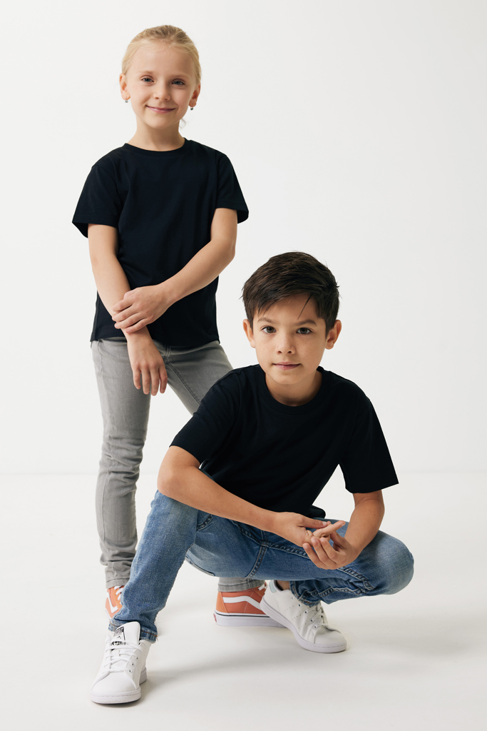 Iqoniq Koli kids lightweight recycled cotton t-shirt - Image 30