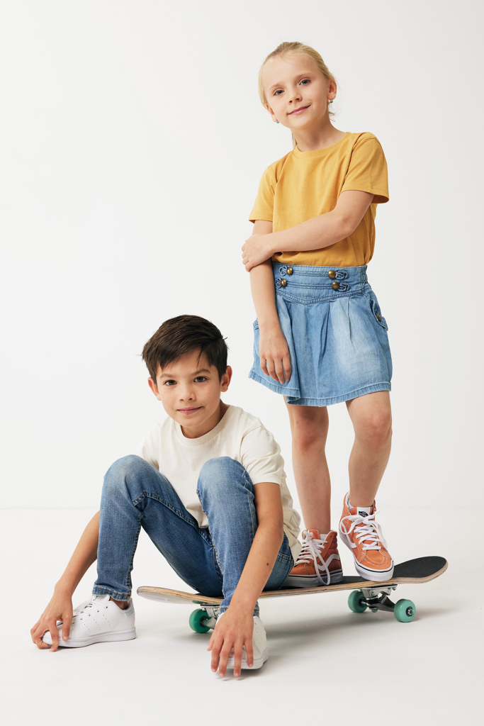 Iqoniq Koli kids lightweight recycled cotton t-shirt - Image 230