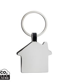 RCS recycled zinc alloy house keyring