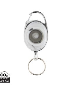 RCS recycled ABS roller clip keychain