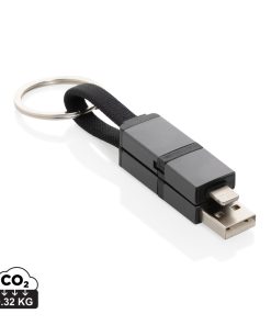 Terra recycled aluminum 4 in 1 60W fast charging cable