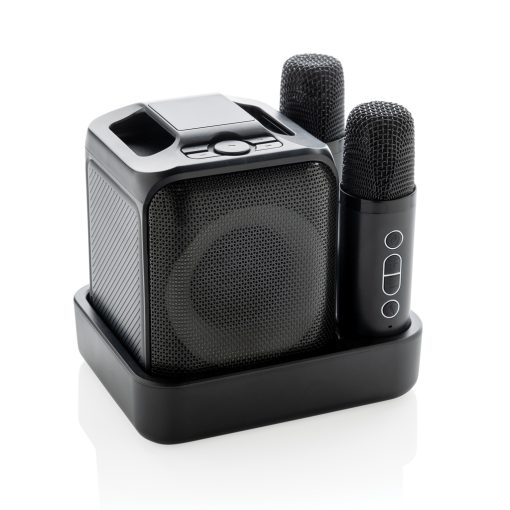 Singvibe RCS recycled plastic karaoke set with double mic - Image 2