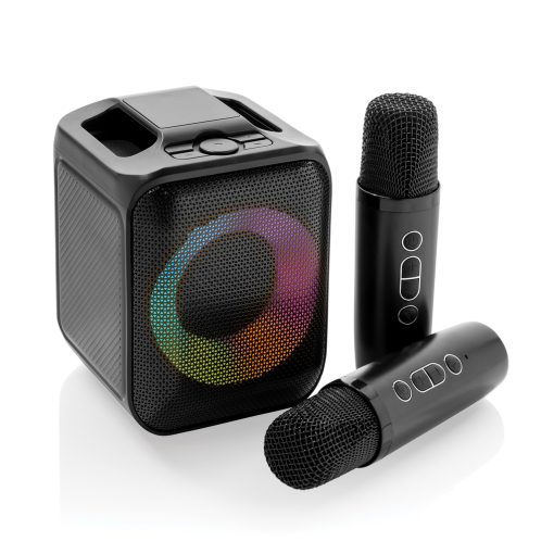 Singvibe RCS recycled plastic karaoke set with double mic - Image 3