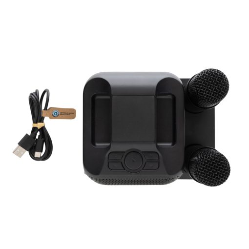 Singvibe RCS recycled plastic karaoke set with double mic - Image 6