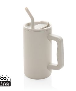 Cube RCS certified recycled steel mug 800ml