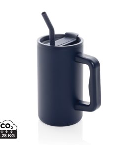 Cube RCS certified recycled steel mug 800ml