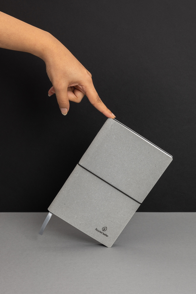 A5 recycled leather notebook - Image 29