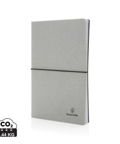 A5 recycled leather notebook