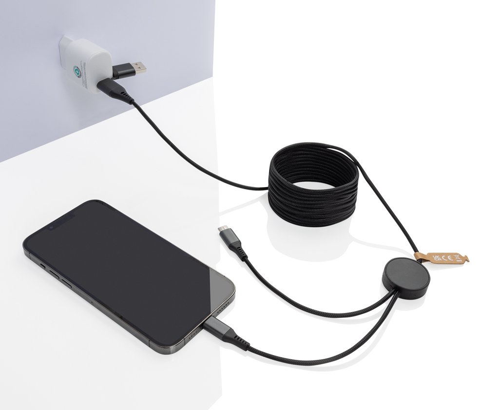 Terra RCS recycled PET 3 meter 4-in-1 cable - Image 3