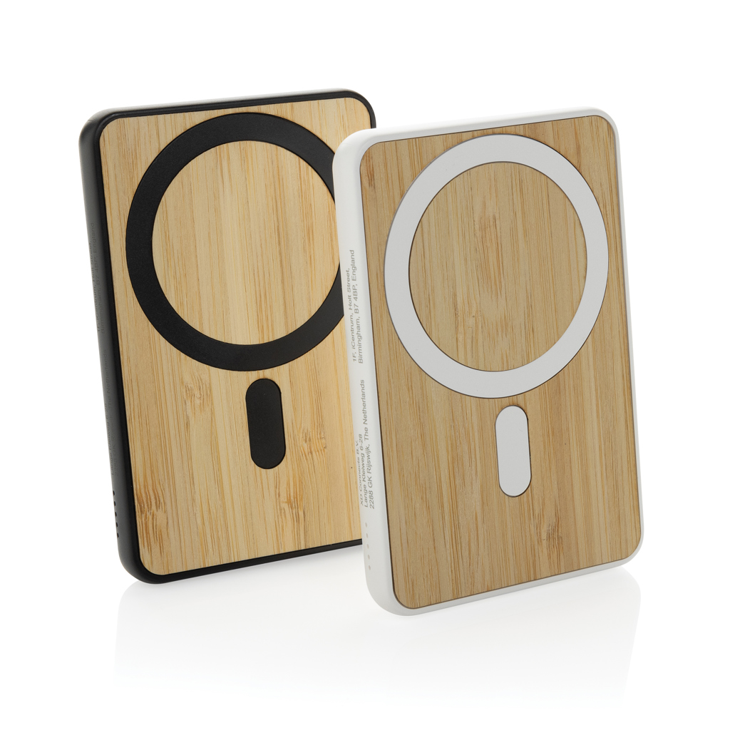 Zen RCS rplastic 5000 mah 5W magnetic bamboo powerbank - Image 24