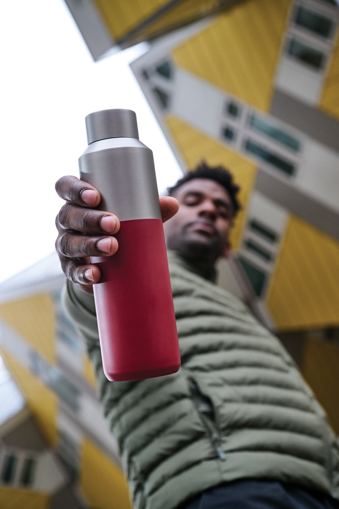 Fluid RCS certified recycled steel water bottle 600ml - Image 40